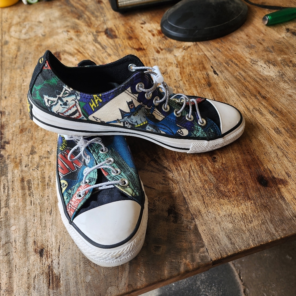 Converse Batman & Joker Chuck Taylors